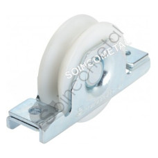 RODA COM SUPORTE APARAFUSAR INOX 1ROLAMENTO GOLA O